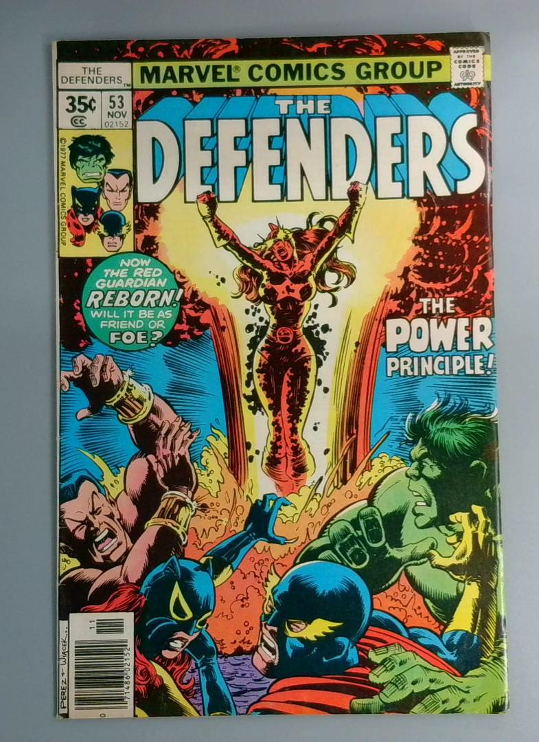 Defenders #53, Marvel Comics Group, 1977 JR1