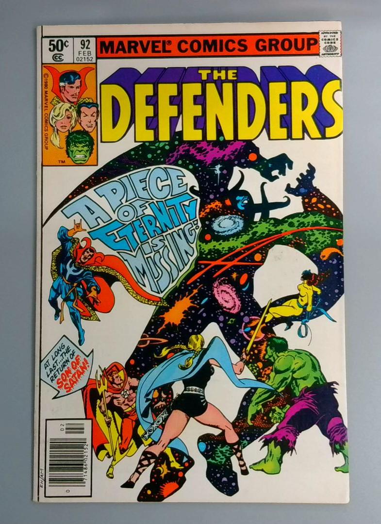 Defenders #92, VF Newsstand Marvel Comics Group, 1981 JR1