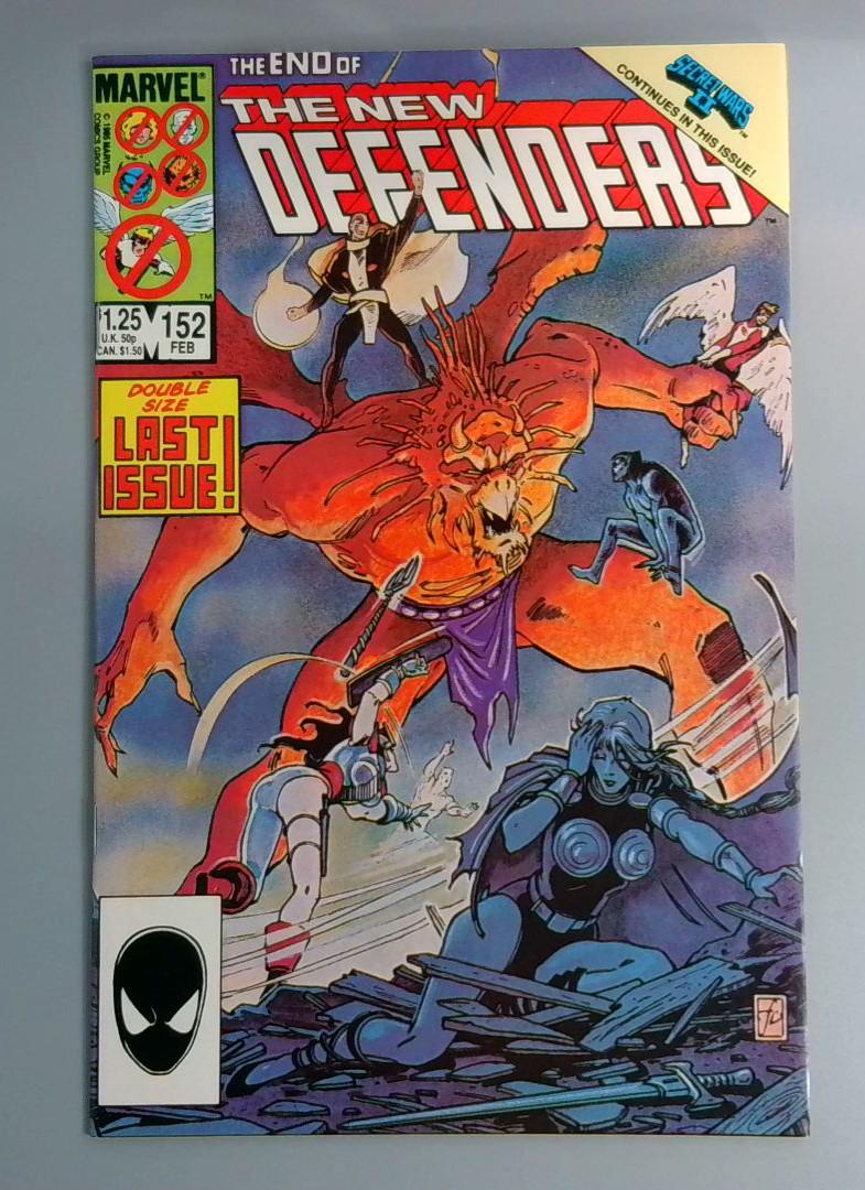 Defenders #152, VF/NM Last Issue, Marvel Comics, 1986 JR1