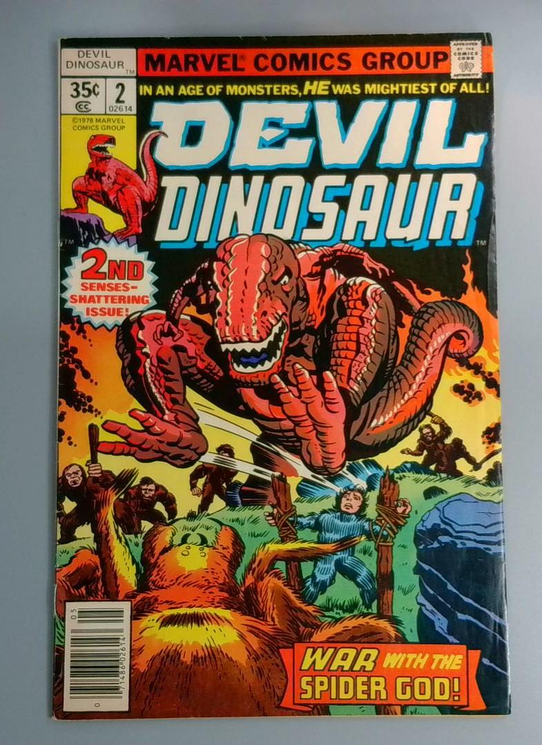 Devil Dinosaur #2, War with the Spider God, Marvel Comics, 1978 JR1