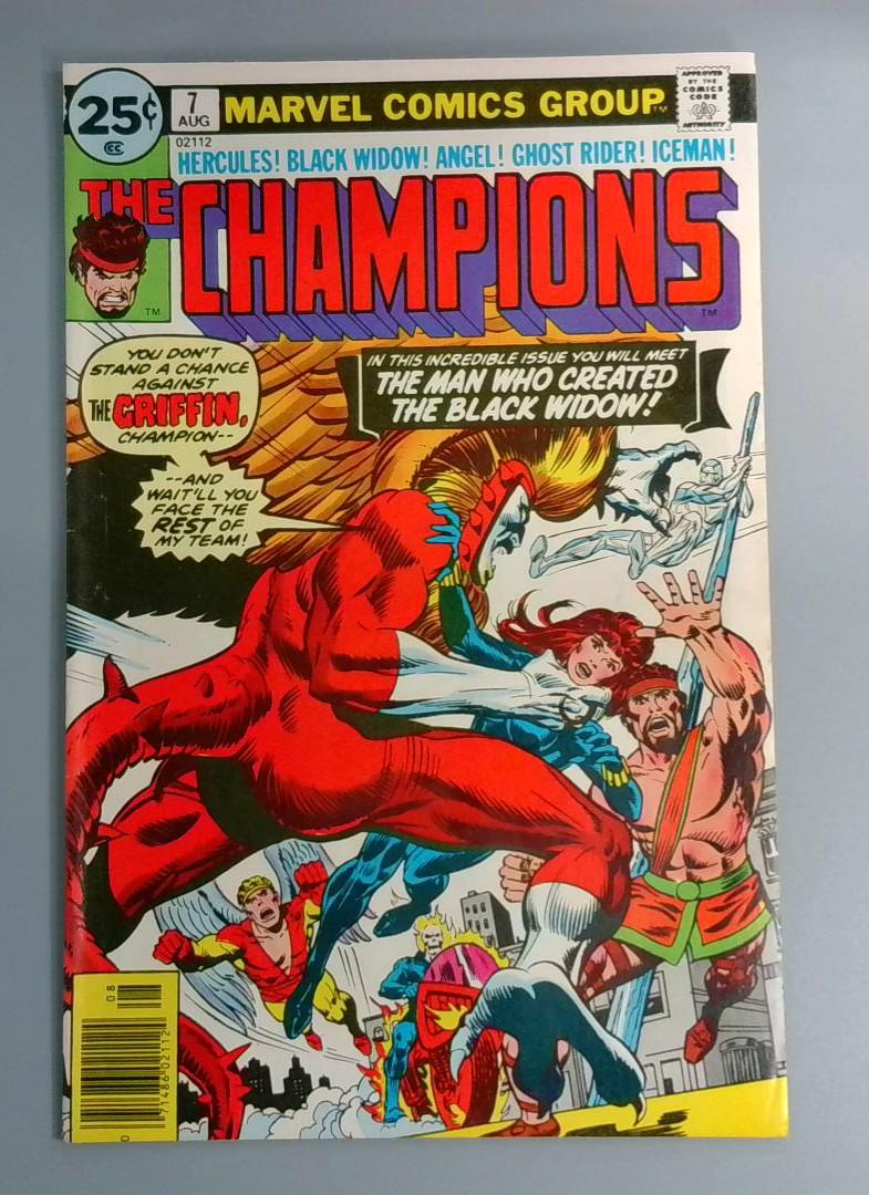 Champions #7,VF+ 1st Darkstar Marvel Comics Group, Aug 1976 JR1