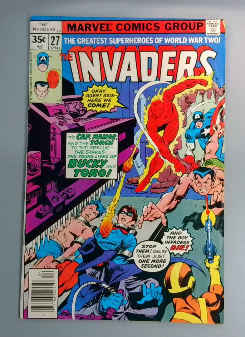 Invaders #27, Marvel Comics Group, 1978 JR1