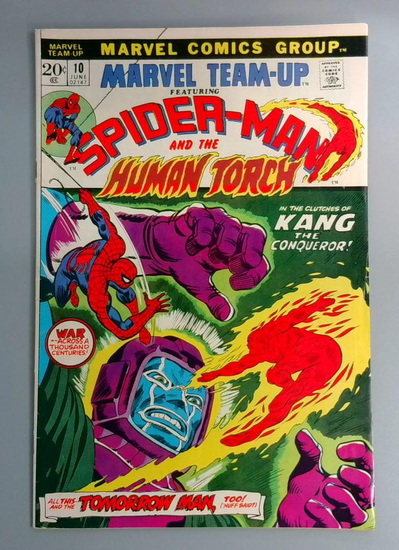 Marvel Team-Up #10, VG+ Kang the Conqueror, Marvel Comics, June 1973 JR1
