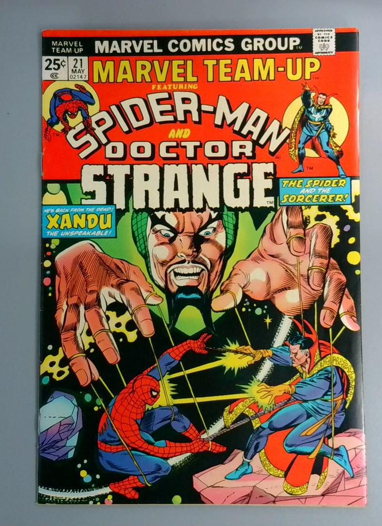 Marvel Team-Up #21, VF/NM Doctor Strange, Marvel Comics 1974 JR1