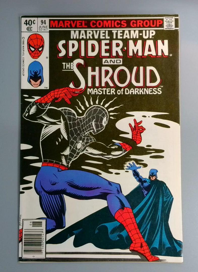 Marvel Team-Up #94, NM The Shroud, Newsstand Marvel Comics, 1980 JR1