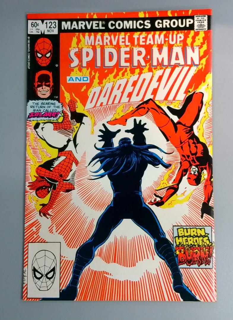 Marvel Team-Up #123,VF+  Spider-Man and Daredevil, Marvel Comics, 1982 JR1