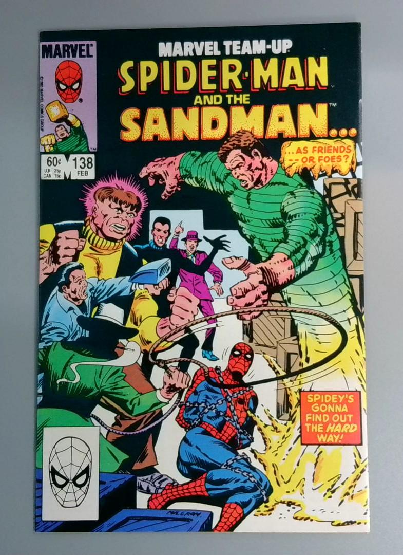 Marvel Team-Up #138, NM Spider-Man and the Sandman, Marvel, 1983 JR1