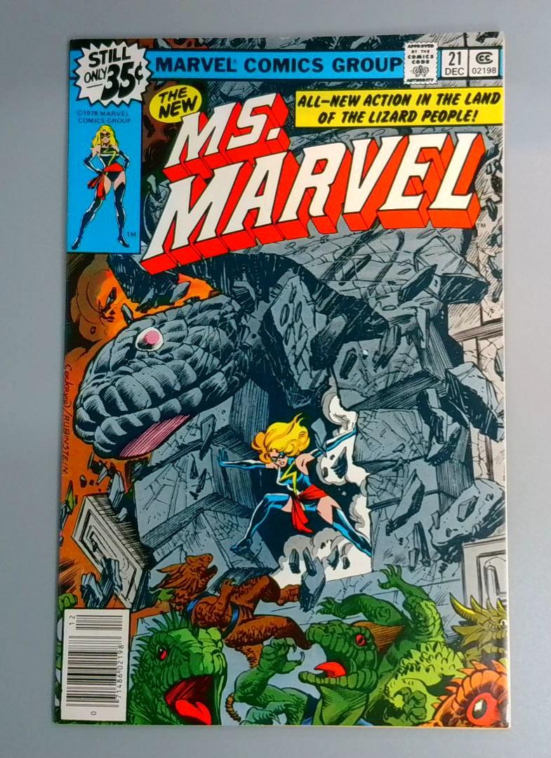 Ms. Marvel #21,  FN+ Marvel Comics, 1978 JR1