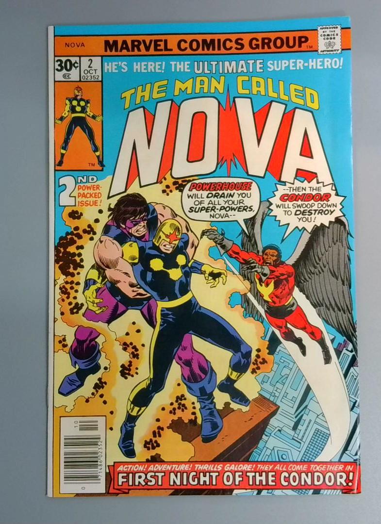 Nova #2, VF- 2nd Nova Appearance, Marvel Comics 1976 JR1