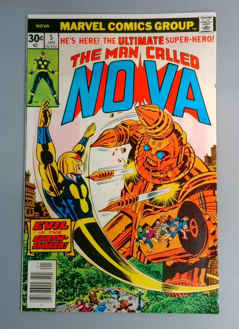 Nova #5, NM- Marvel Comics Group, 1977 JR1