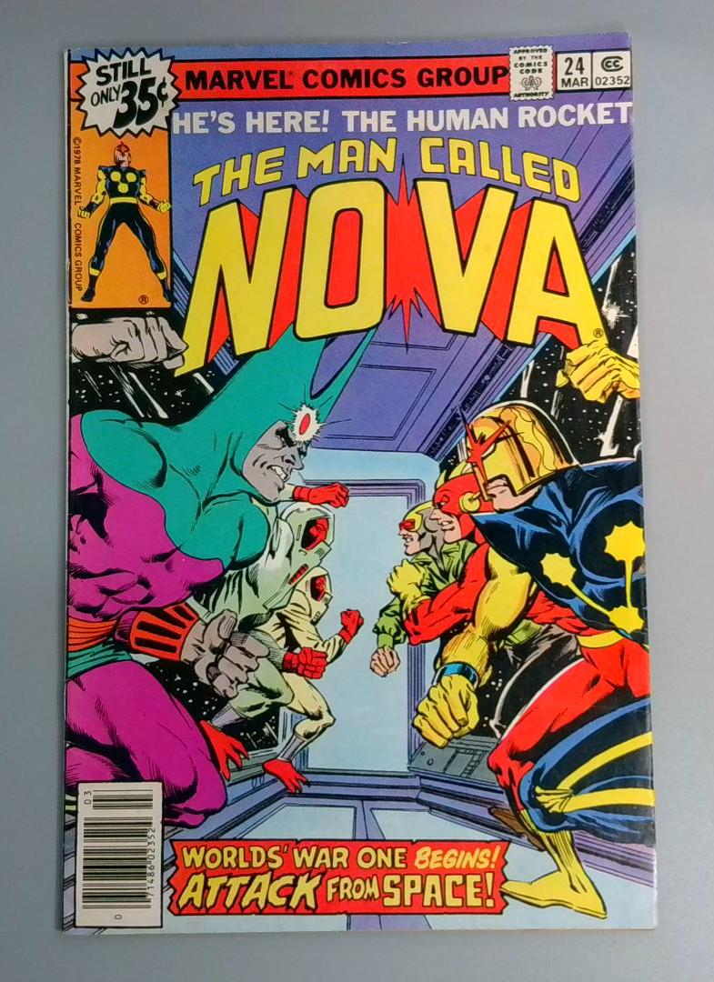 Nova #24, Worlds' War One Begins, Marvel Comics, 1978 JR1