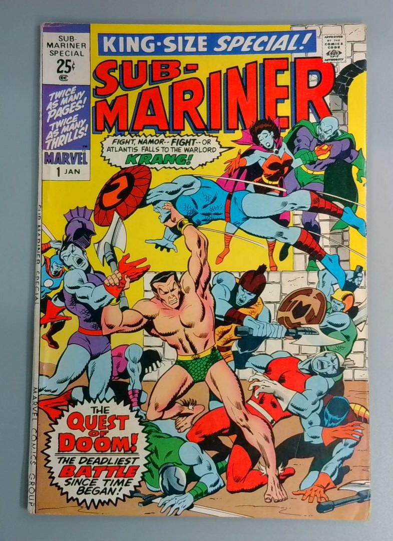 Sub-Mariner Annual #1, FN Marvel, 1968 JR1