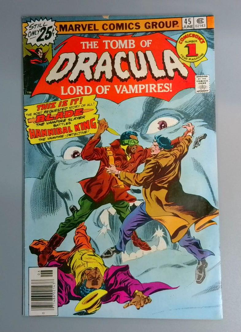 Tomb of Dracula #45, FN- 1st Deacon Frost, Marvel Comics, 1976 JR1