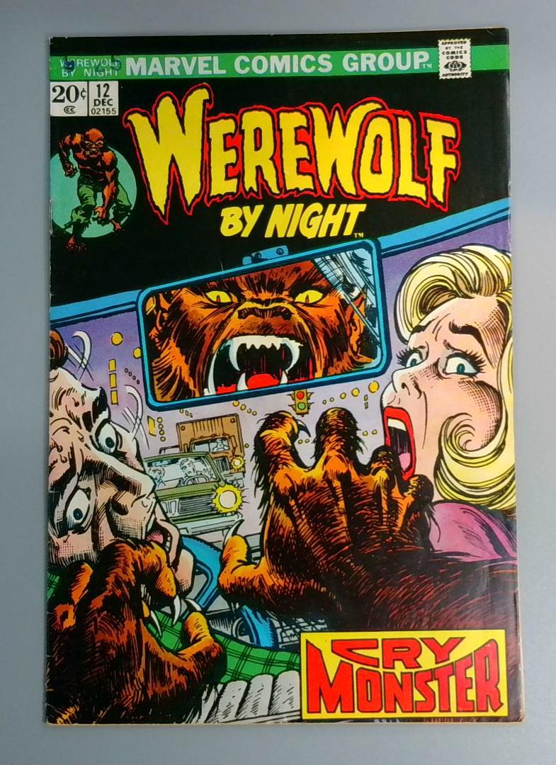 Werewolf by Night #12, VG Marvel Comics Group, Dec 1973 JR1