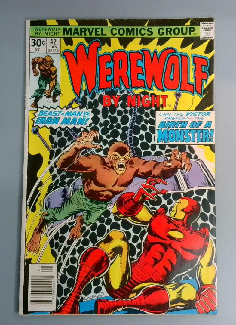 Werewolf by Night #12, Iron Man, Marvel Comics, 1977 JR1