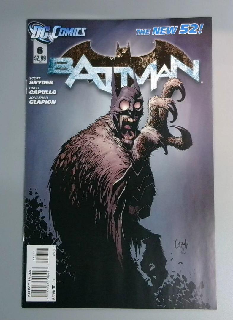 Batman #6, NM 1st Court of Owls, New 52!, DC Comics, 2012 JR1