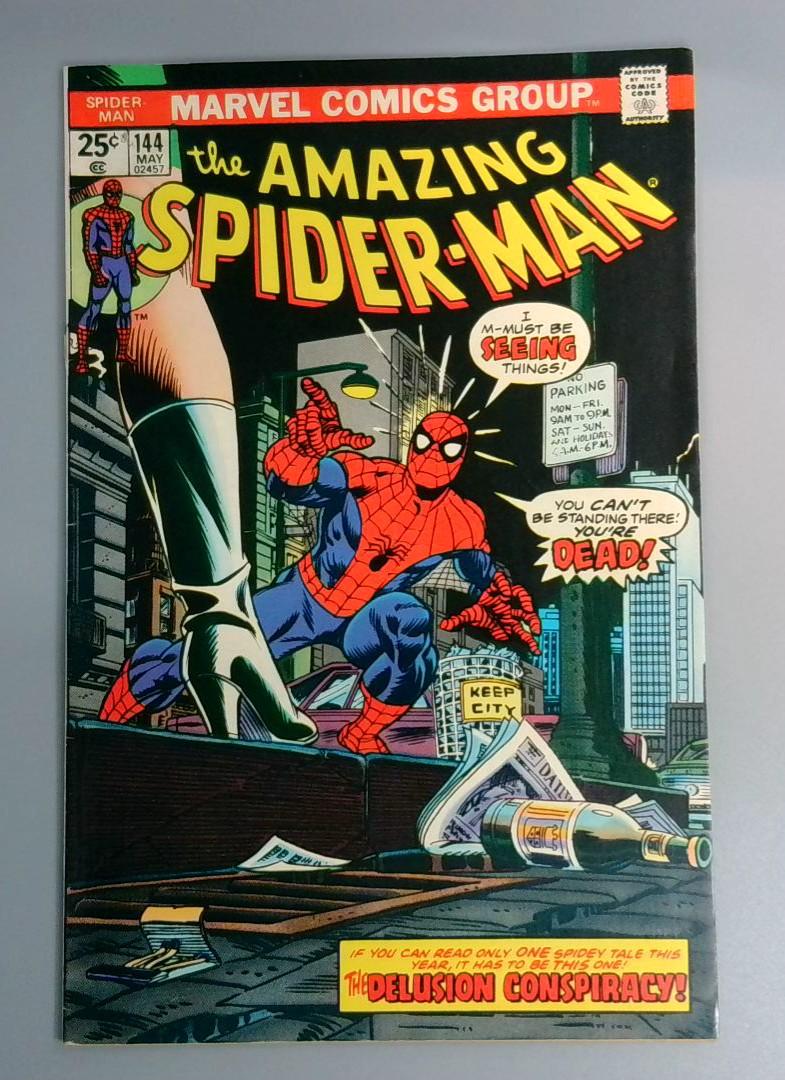 Amazing Spider-Man #144, FN+ 1st Gwen Stacy Clone Marvel Comics, 1974 JR1