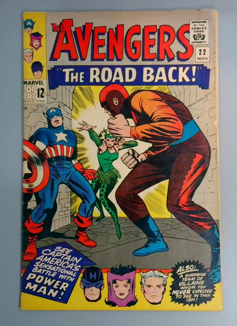 Avengers #22, VG Enchantress Marvel, Nov 1965 JR1