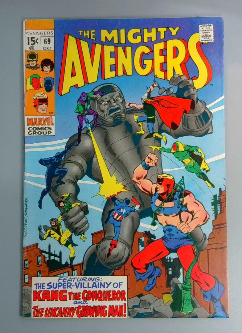 Avengers #69, FN+ 1st Sinister Squadron, Marvel Comics, 1969 JR1