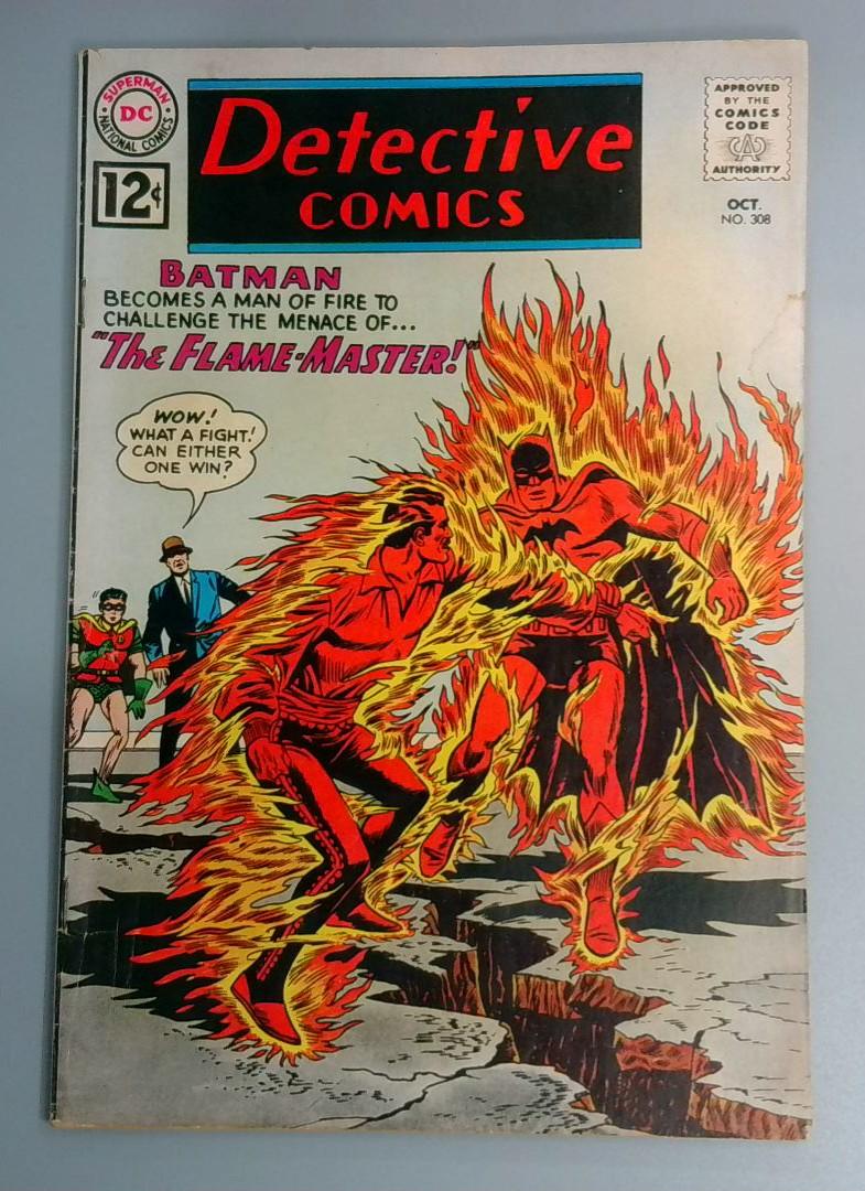 Detective Comics #308, FN 1st Flame Master, DC Comics, 1962 JR1