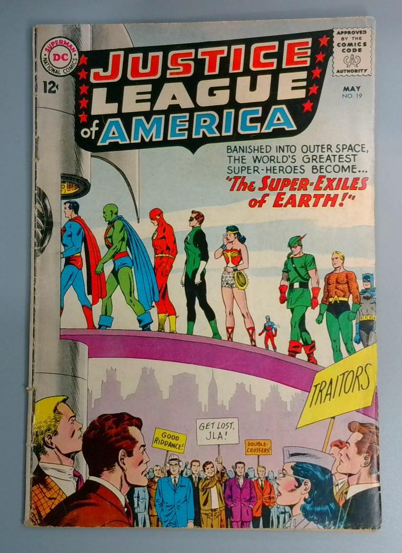 Justice League of America #19, VG DC Comics, May 1963 JR1