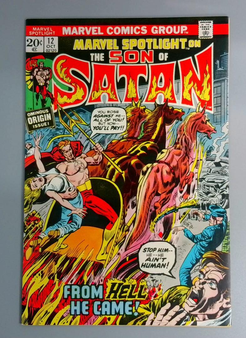 Marvel Spotlight #12, VF- 1st Son of Satan, Marvel Comics 1973 JR1