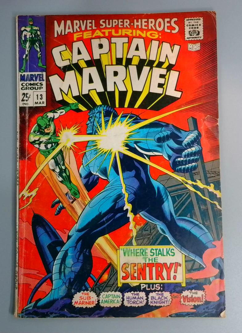 Marvel Super-Heroes #13, VG- 1st Carol DAnvers, Marvel Comics, 1968 JR1