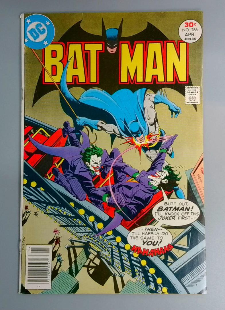 Batman #286, FN Joker DC Comics, April 1977 JR1