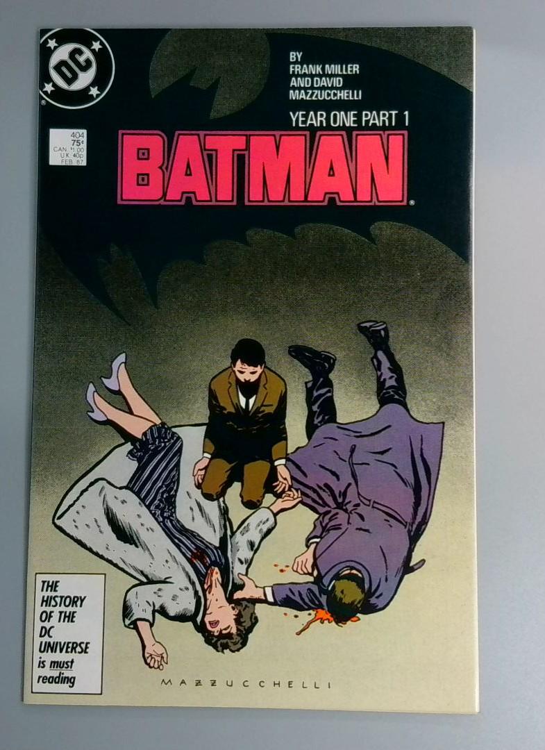 Batman #404, NM Year One Part 1, DC Comics, 1987 JR1