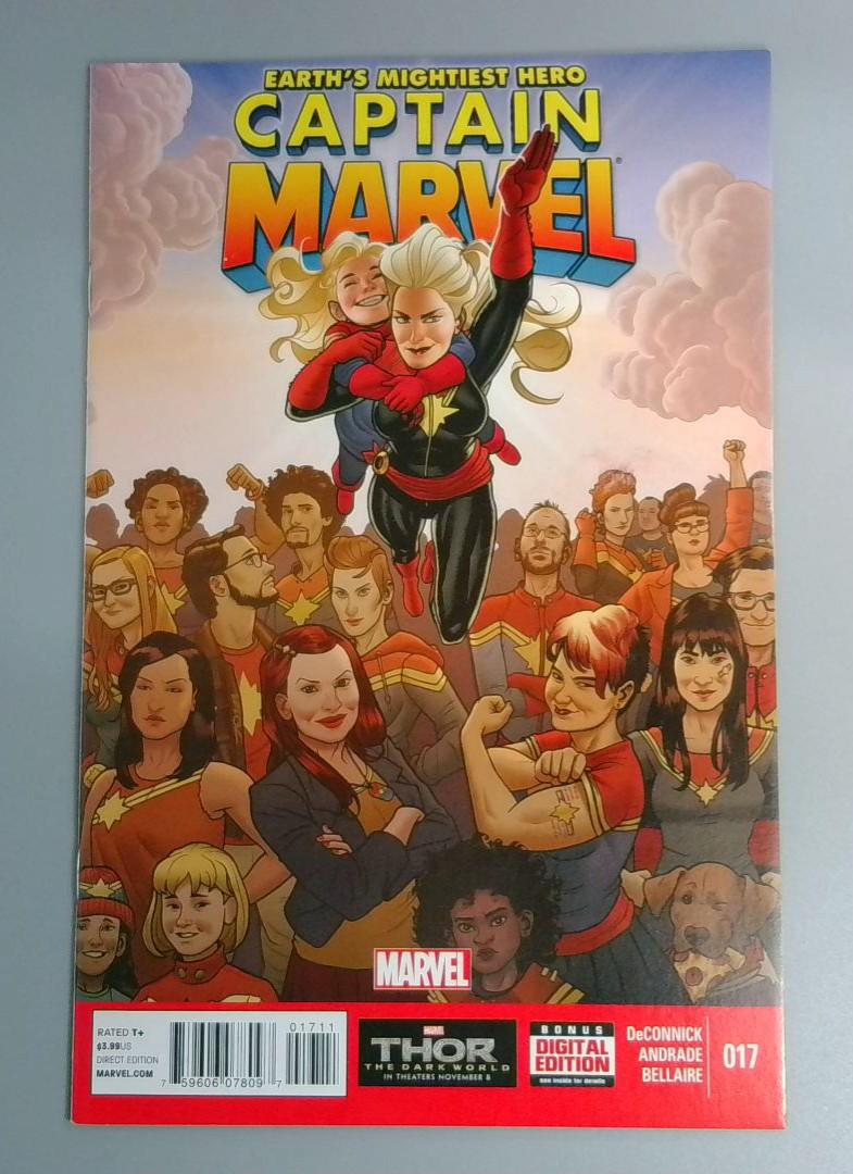 Captain Marvel #17 NM- 2nd Appearance of Kamala Khan, Marvel, 2013 JR1