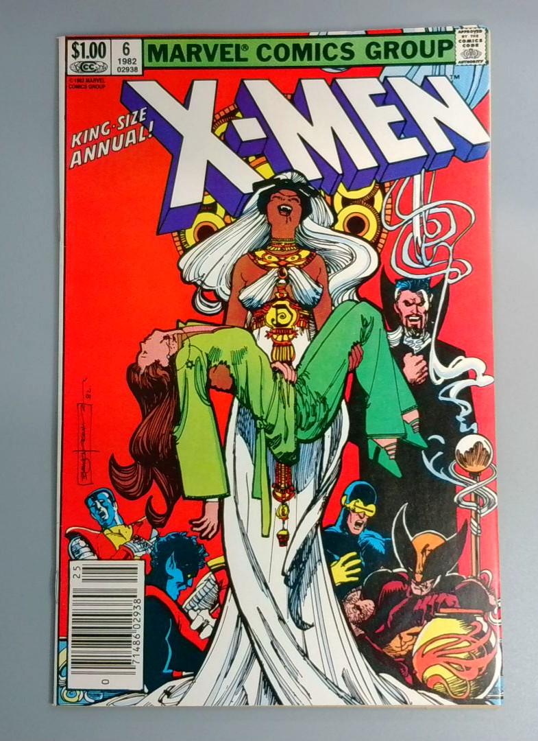 Uncanny X-Men Annual #6, NM- Newsstand Marvel Comics Group, 1982 JR1