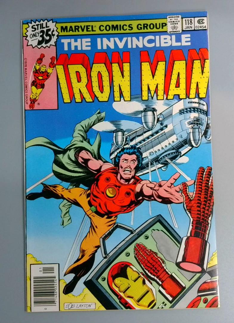 Iron Man #118, VF/NM 1st James Rhodes Marvel Comics 1979 JR1