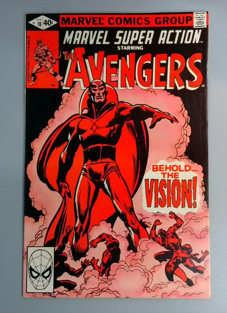 Marvel Super Action #18  VF Reprints First Vision, Marvel Comics ,1979 JR1