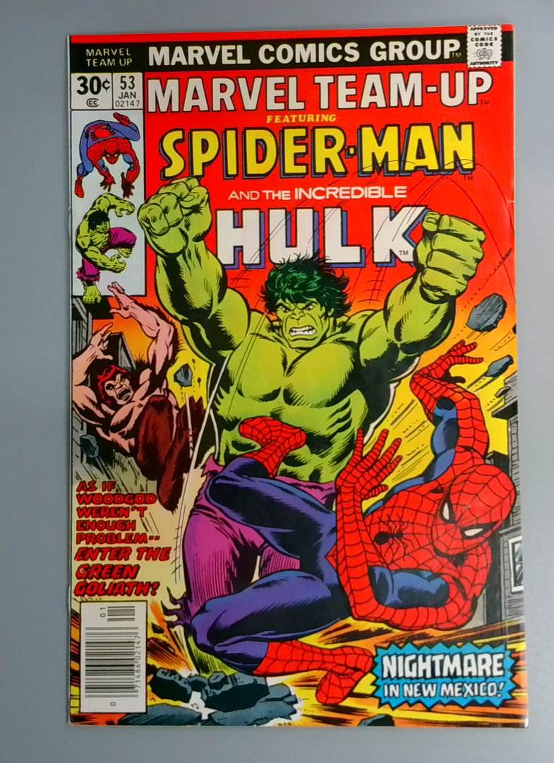 Marvel Team-Up #53, VF+ 1st John Byrne art, Marvel Comics, 1977 JR1