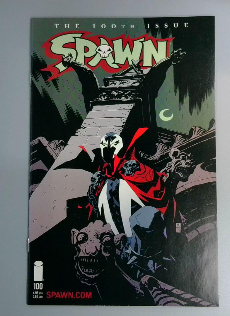 Spawn #100, NM Mike Mignola Image Comics, 2000 JR1