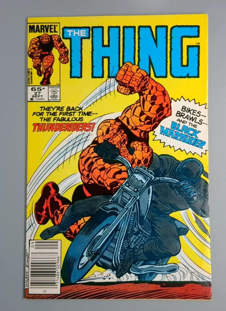 The Thing #27, 1st Sharon Ventura, Newsstand, Marvel, 1985 JR1