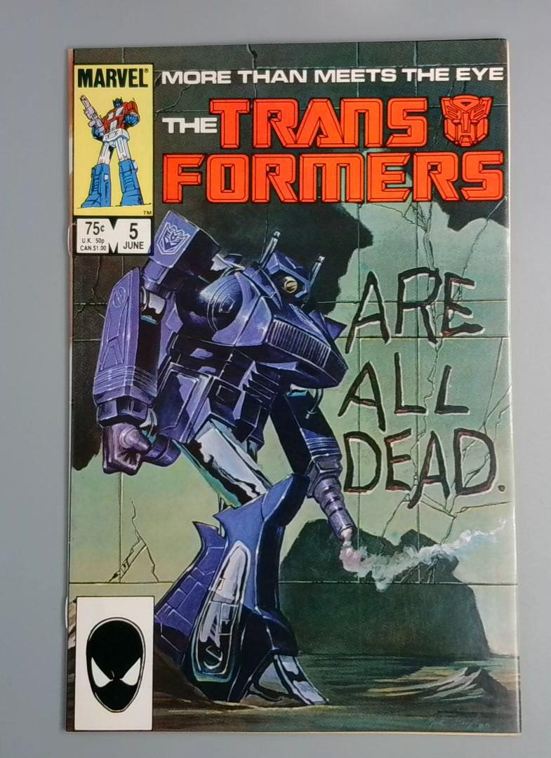 Transformers #5, 1st Soundwave Marvel Comics, June 1985 JR1