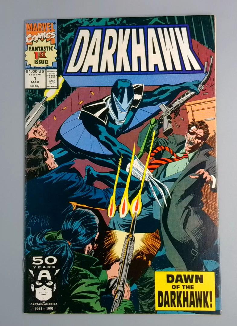 Darkhawk #1, VF+ 1st Darkhawk, Marvel Comics, 1991 JR1