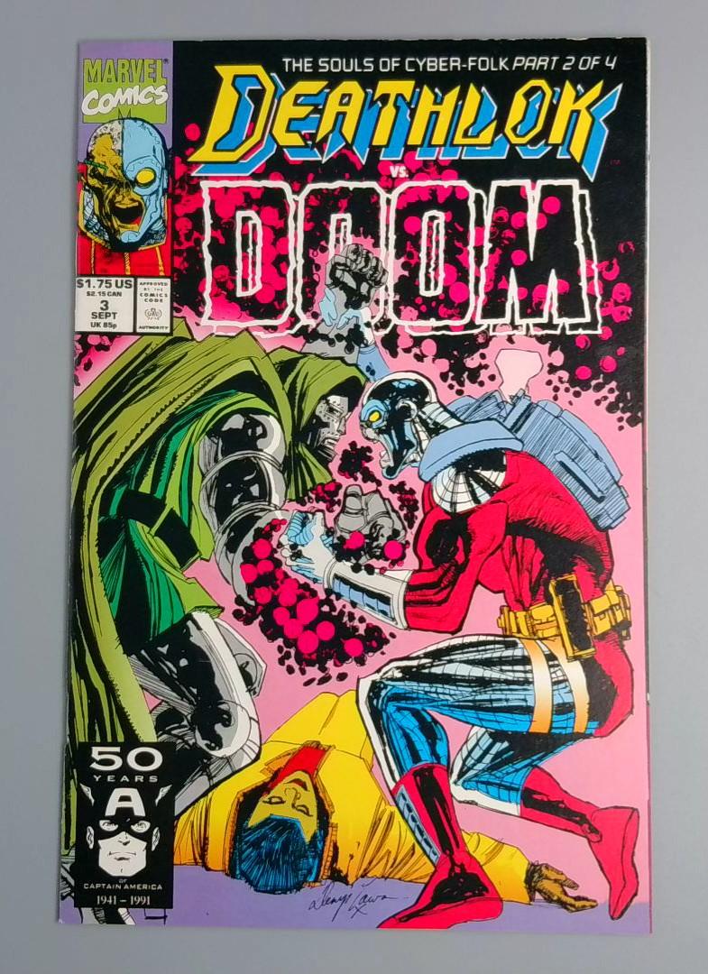 Deathlok #3 NM Dr. Doon Marvel Comics, 1991 JR1