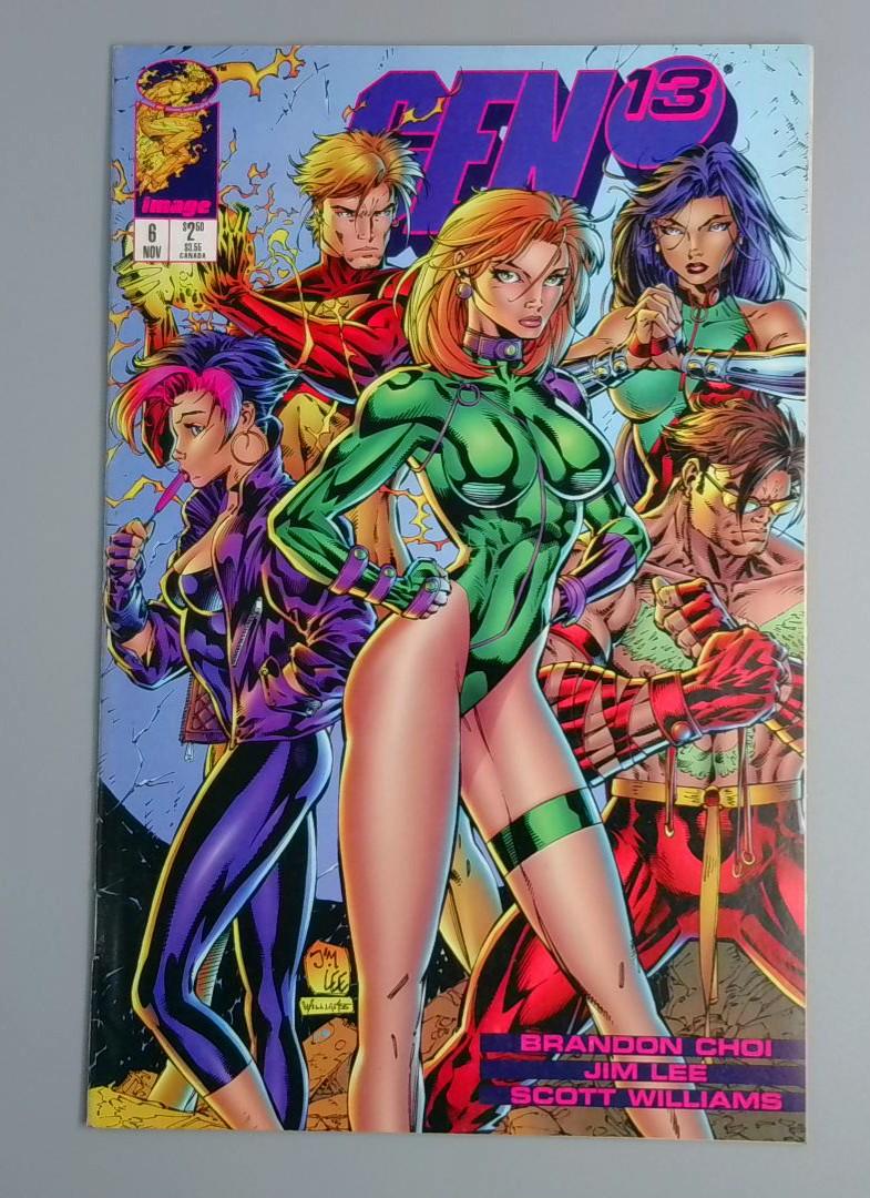 Gen 13 #6, VF+ Image Comics, 1995 JR1