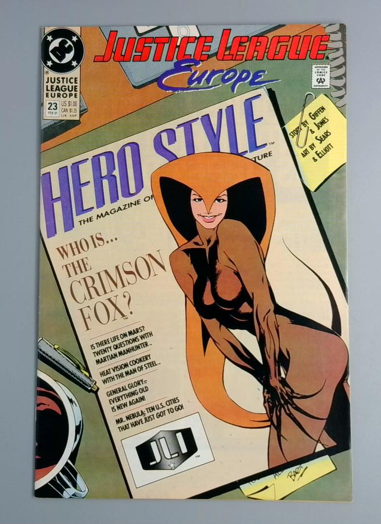 Justice League Europe #23,  NM DC Comics, February 1991 JR1
