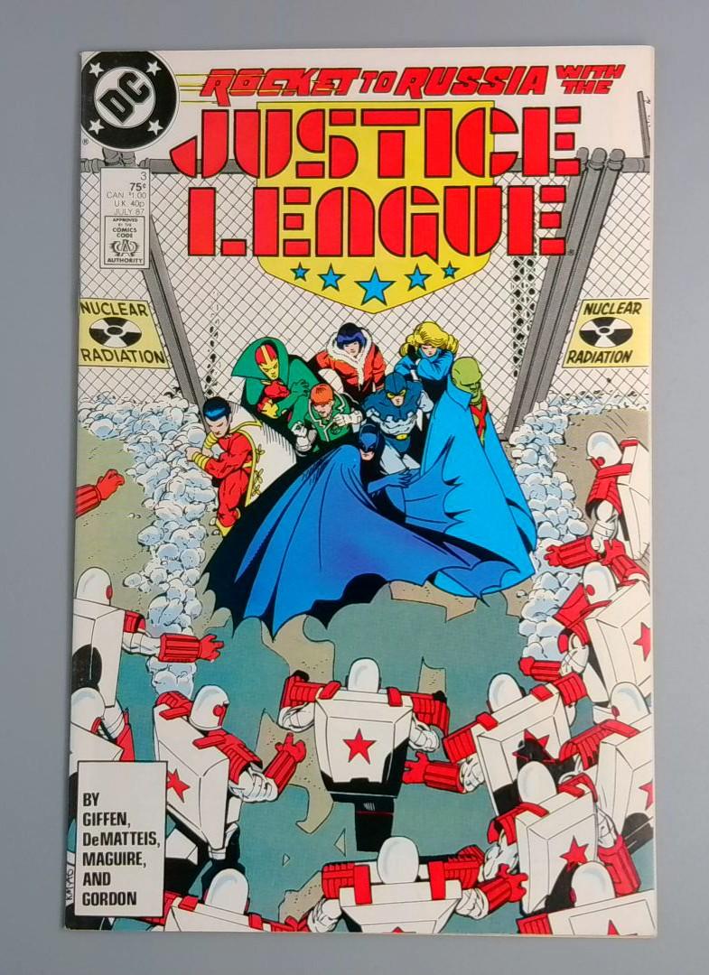 Justice League #3 NM Rocket to Russia, DC Comics, 1987 JR1