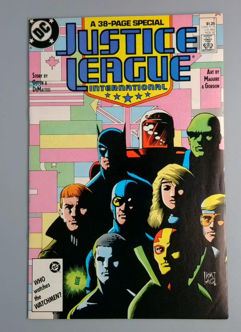 Justice League International #7 NM 38-Page Special, DC Comics, 1988 JR1
