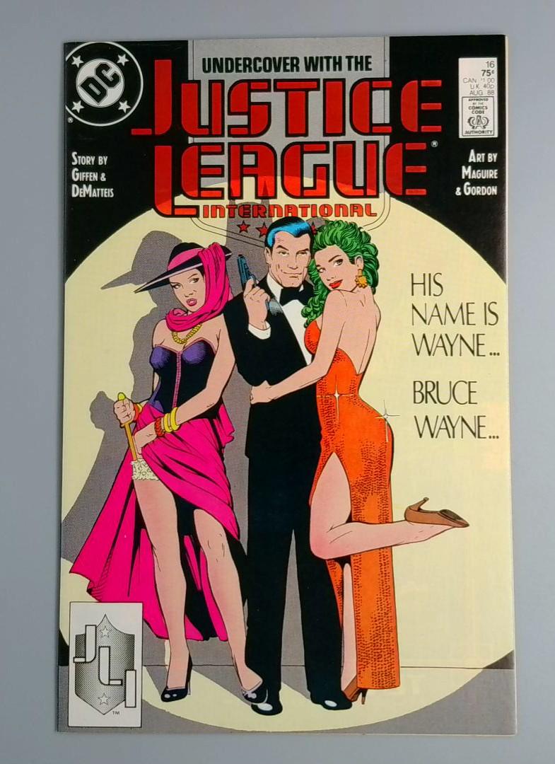 Justice League International #16, NM- 1st Queen Bee DC Comics, 1988 JR1