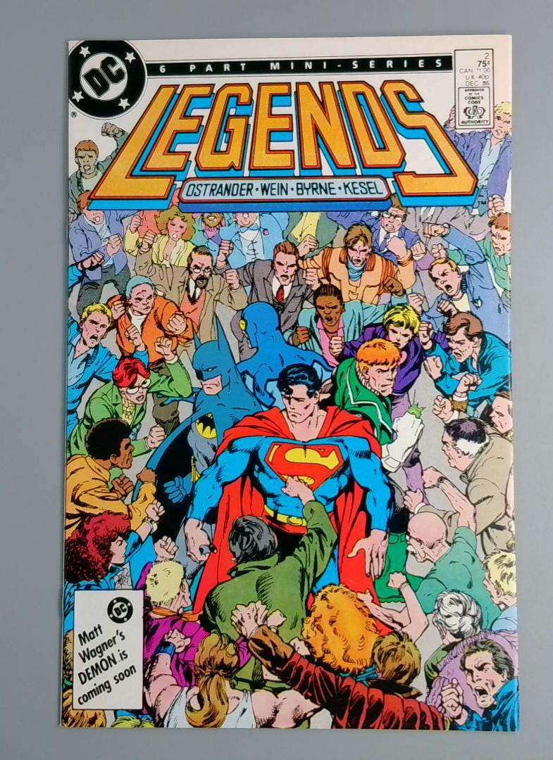 Legends #2, NM 6-Part Mini-Series, DC Comics, 1987 JR1