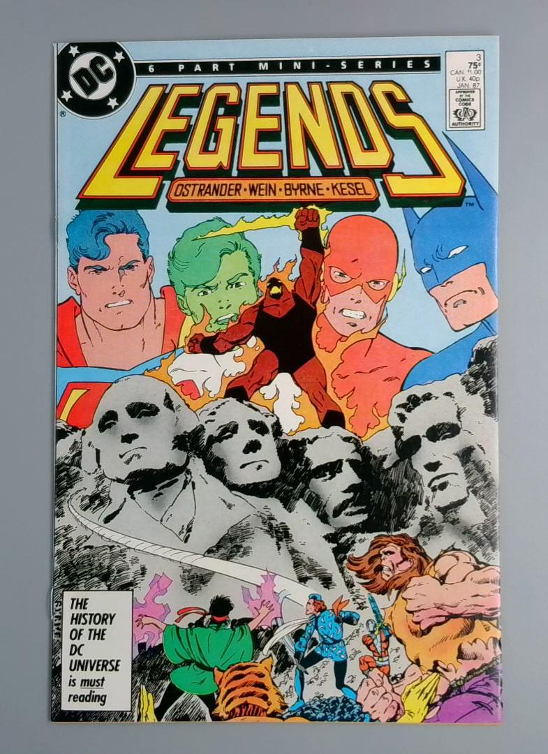 Legends #3, VF/NM 1st New Suicide Squad DC Comics, 1987 JR1