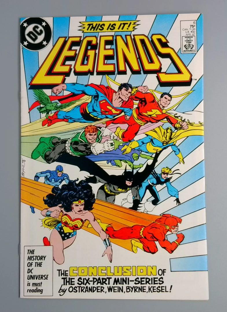 Legends #6, VF/NM 1st New Justice League DC Comics, 1987 JR1