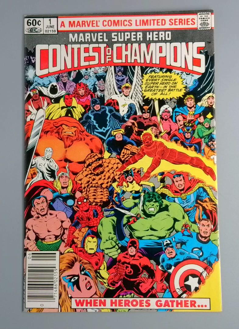Marvel Super Hero Contest of Champions #1-3, NM- to FN+ Marvel Comics, 1982 JR1