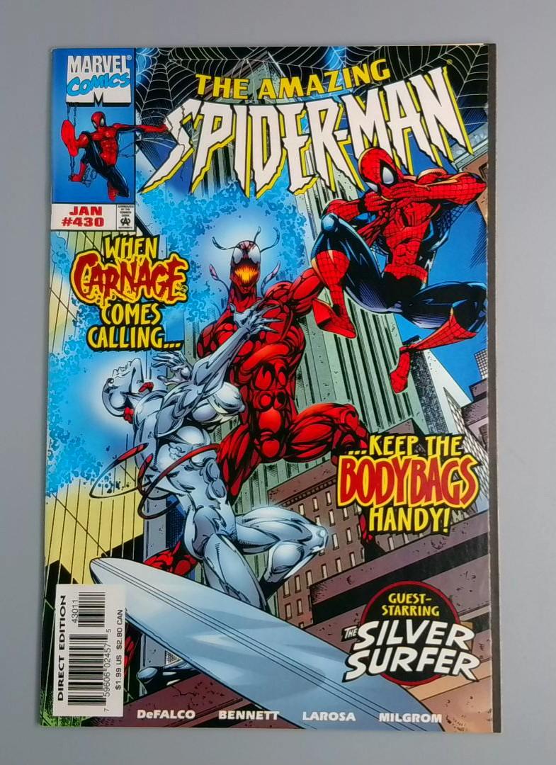 Amazing Spider-Man #430 NM 1st Cosmis Carnage Marvel Comics, 1998 JR1