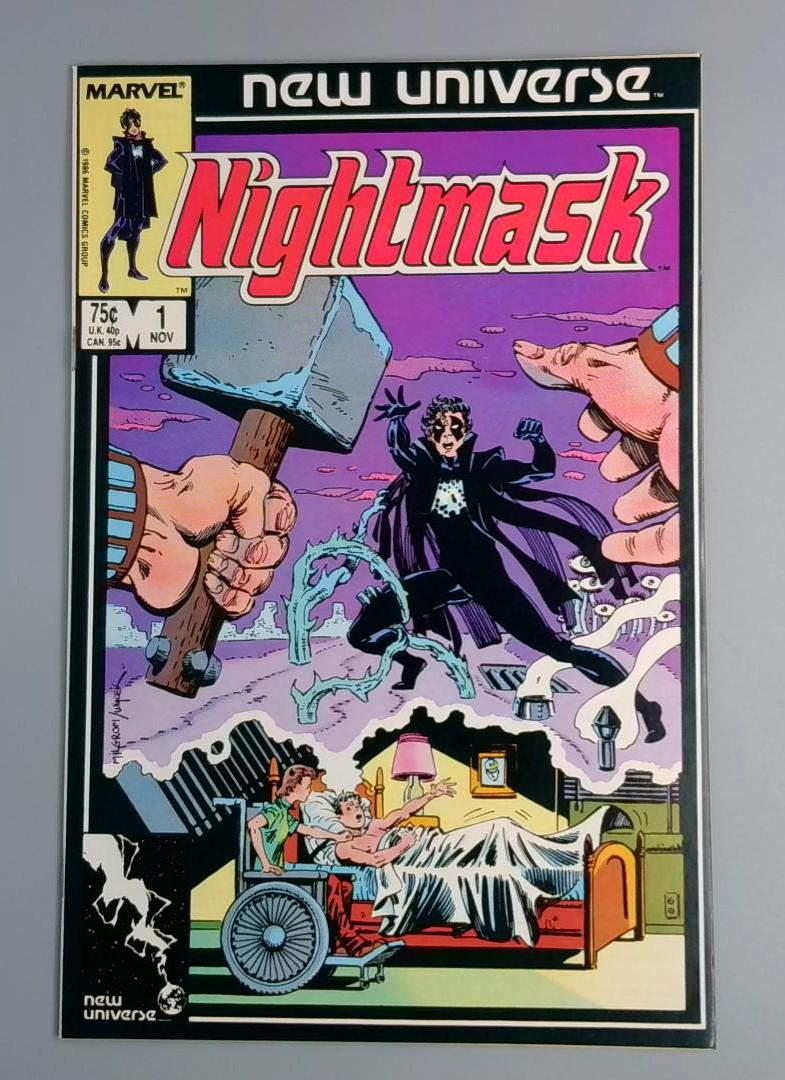 Nightmask #1, VF+ Marvel New Universe, Nov 1986 JR1